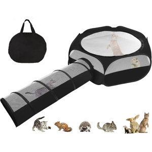 Tucker Murphy Pet™ Cat Playpen ,Small Animal Playpen, Portable Guinea
